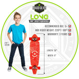 Madd Gear Complete 36" Longboard Children