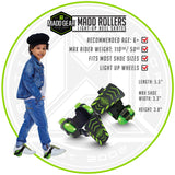 Madd Gear Neon Street Rollers Green Light-Up Kids