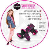 Madd Gear Neon Street Rollers Pink Light-Up