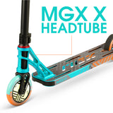 MGX Madd Gear MGP T2 Team Teal Orange Lush Best Light Stunt Scooter
