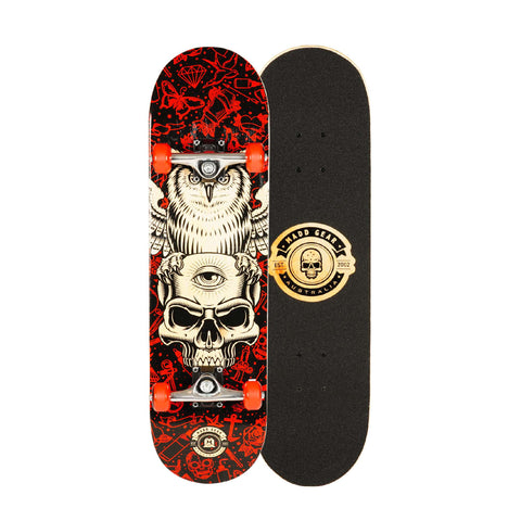 Madd Skull Skateboard Complete Red