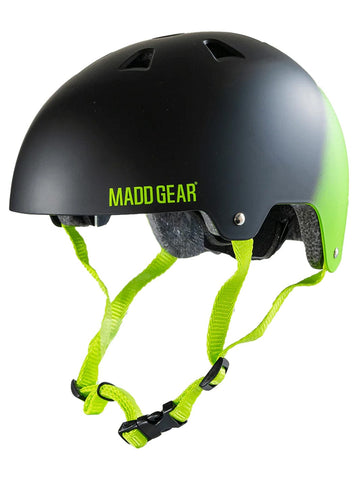 Madd Gear Multi-Sport Park Helmet Black Green M/L