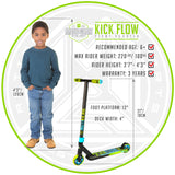 Madd Gear Kick Flow Stunt Scooter 2020 - Black/Green