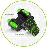 Madd Gear Neon Street Rollers Green Light-Up Adjustable