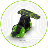 Madd Gear Neon Street Rollers Green Light-Up Brake