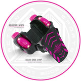 Madd Gear Neon Street Rollers Pink Light-Up Adjustment