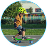 Boy Riding Complete madd Skateboard