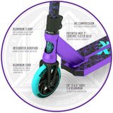 Madd Gear Kick Kaos Stunt Scooter - Purple / Teal Fork