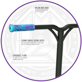 Madd Gear Kick Kaos Stunt Scooter - Purple / Teal Bar