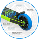 Madd Gear Kick Pro Stunt Scooter - Blue / Green
