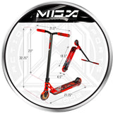 Madd Gear MGX P1 Pro Freestyle Scooter Red Black Kids