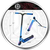 MGP VX9 Team Pro Scooter - RP-1 - Product Dimensions