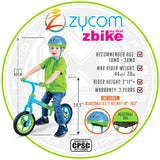 Zycom Childrens Balance Bike Foot to Floor